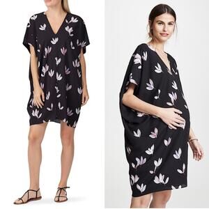 Hatch Maternity The Slouch Dress in Wild Tulip